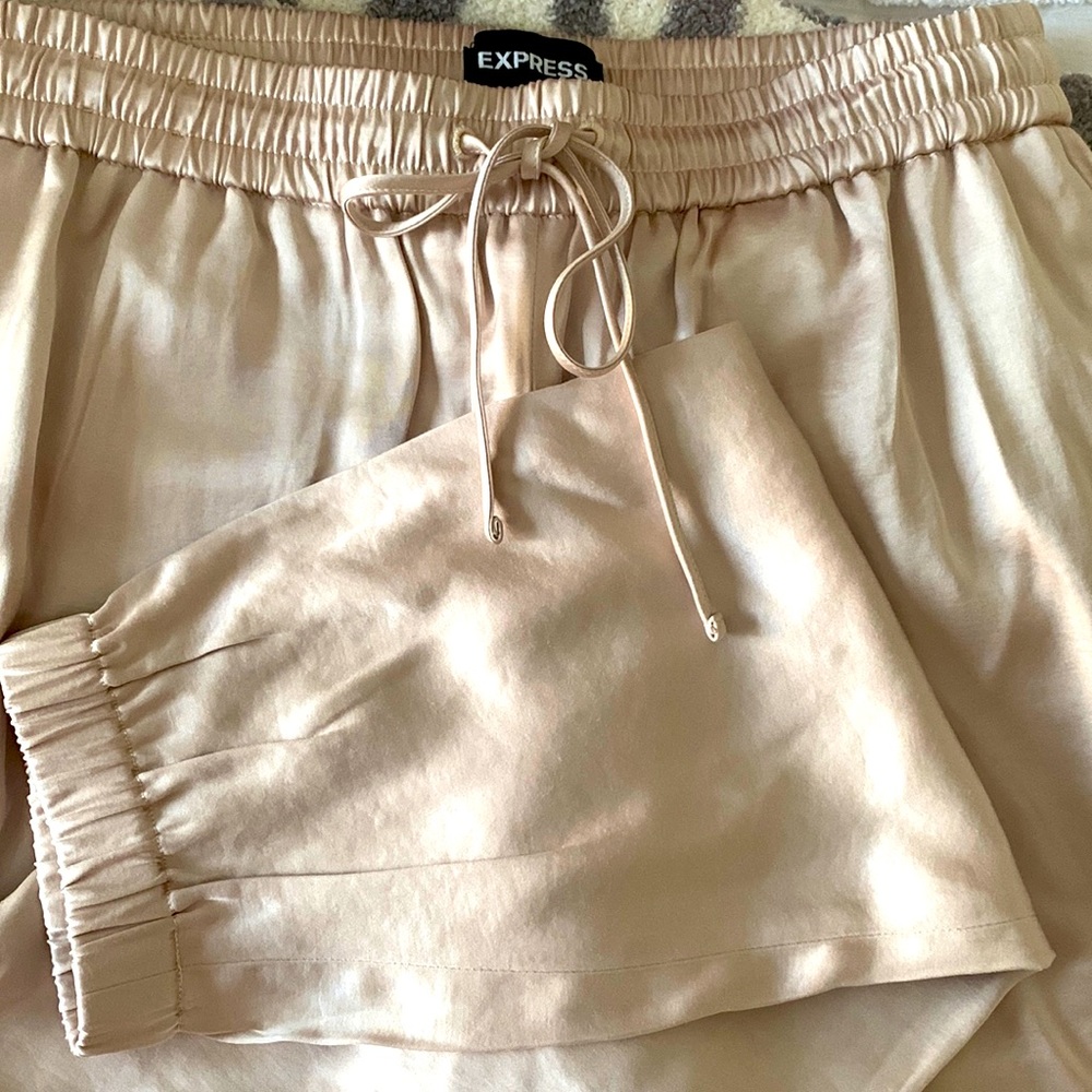 Express Satin Jogger (Champagne color)